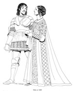 coloring page Clothing of the Renaissance